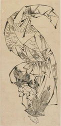 Male Dancer, Manzai, Late 18th-Early 19th Century