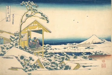 Morning After the Snow at Koishikawa in Edo, from the series