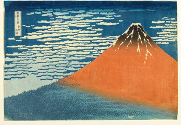 No. 8 Fuji in Clear Weather / Red Fuji, Edo Period, c.1831-33