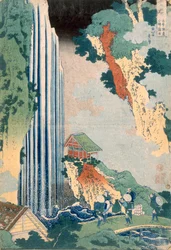 Ona Waterfall on the Kisokaido, 1827