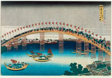 Procession Over a Bridge