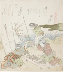 Recycling Paper, illustration for The Fulling-block Shell, from the series 
