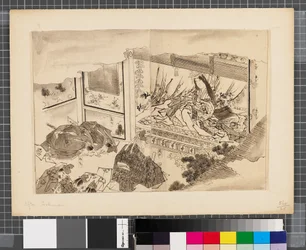 Scenes from the War between Japan and Korea, end of 18th-first half of 19th century