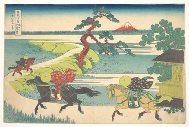 Sekiya Village on the Sumida River, from the Series Thirty-six Views of Mount Fuji