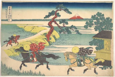 Sekiya Village on the Sumida River, from the series Thirty-six Views of Mount Fuji