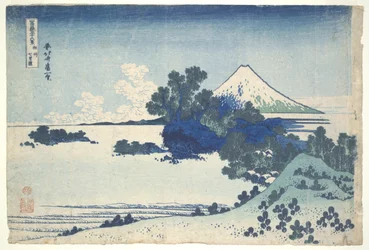 Shichiriga-hama in Sagami Province, from the series Thirty-six Views of Mount Fuji