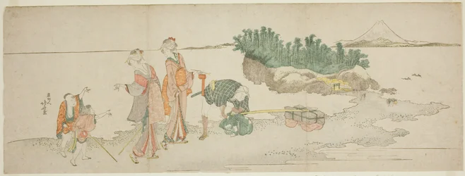 Visitors to Enoshima