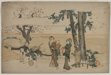 Woman Passing a Roadside Shop Near Oji