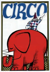 Poster advertising a Circus