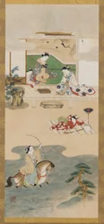 Parody of the Tale of Nasu no Yoichi