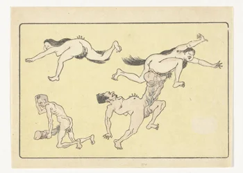 Copulating Man and Woman - The Large Tail (series title)