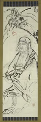 Daruma (Bodhidharma), one of six sketches