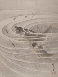 Fish in a Whirlpool, ca. 1887