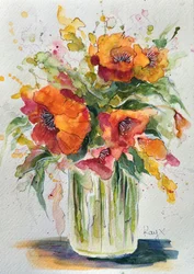 Vibrant Poppies Bouquet