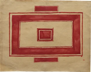 Ceiling plan for the Red Theatre, Leningrad