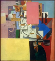 Lady at the Advertising Column
