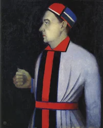 Portrait of Nikolai Punin, 1933