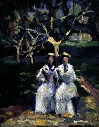 Two Women in a Garden