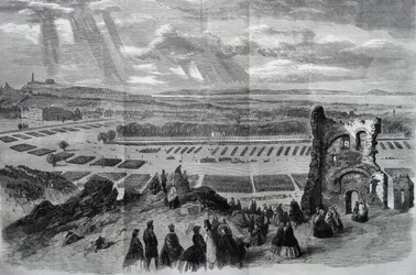 The Review by Her Majesty of Rifle Volunteers