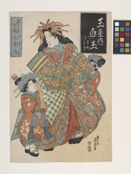 The Courtesan Shiratama from the Tamaya House