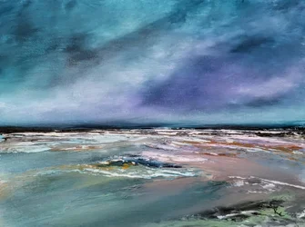 Purple Sky Seascape