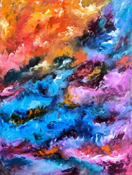 Vibrant Color Swirls