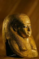 Gold Funerary Mask of Fetus, KV54, 2009