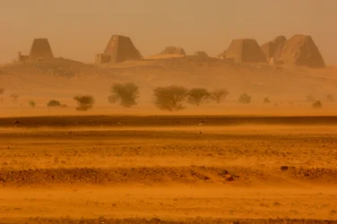 Meroe Pyramids, Begarawiya Pyramids, Sudan; Nubia; Black Pharaohs; Third Intermediate