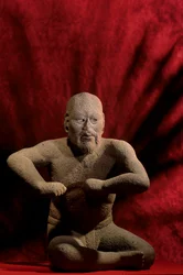 Olmec Enigma; Figurine; Wrestler; NMAH; Mexico