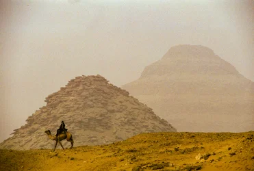 Saqqara; Teti Pyramid; 6th Dynasty; Djoser Pyramid (in background); Egypt