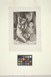 Crouching Nude And Standing Nude