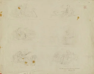 Study for Six Lunettes