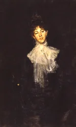A Lady in Black, 1880