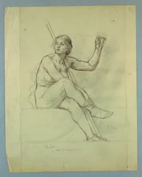 Law, Nude Study for 