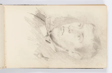 Sketchbook Page: Portrait of Young Man