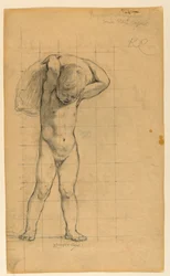 Study for "Commerce," "The Progress of Civilization: The Forge, Commerce, and Education" State Capitol, Des Moines, IA