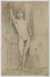 Study of Standing Male Nude