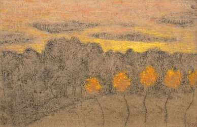 Landscape with Yellow Trees