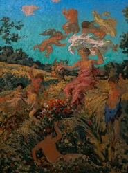 The Triumph of Bacchus (Pastoral Festival) Diptych