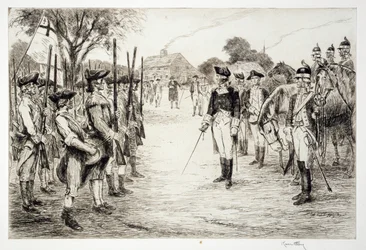 George Washington and His Troops