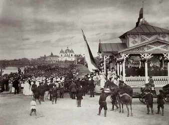 Tsarevich Nicholas of Russia at Novocherkassk, Russia