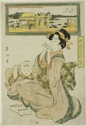 Benzaiten Shrine at Shinobugaoka, from the 
