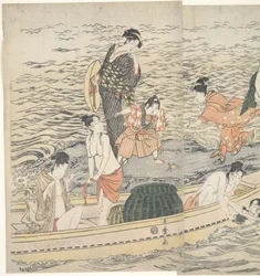 Awabi Shell Divers at Enoshima