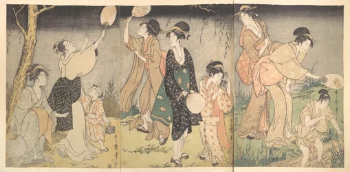 Catching fireflies (Hotaru gari)