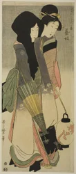 Geisha, from the Series, Three Amusements of Contemporary Beauties