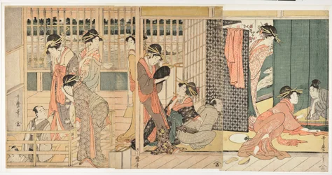 Morning Scene in a Japanese 