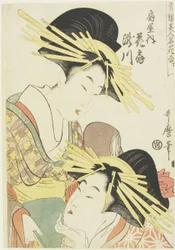 The Courtesans Hanaogi and Takigawa of the Ogiya House