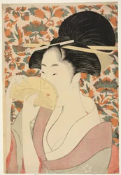 Woman Holding a Tortoise-shell Hair-comb