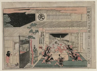 Chushingura: Act X from the Series Perspective Pictures for The Treasure House of Loyalty