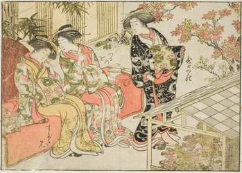 Courtesans of Tsuruya, from the book 